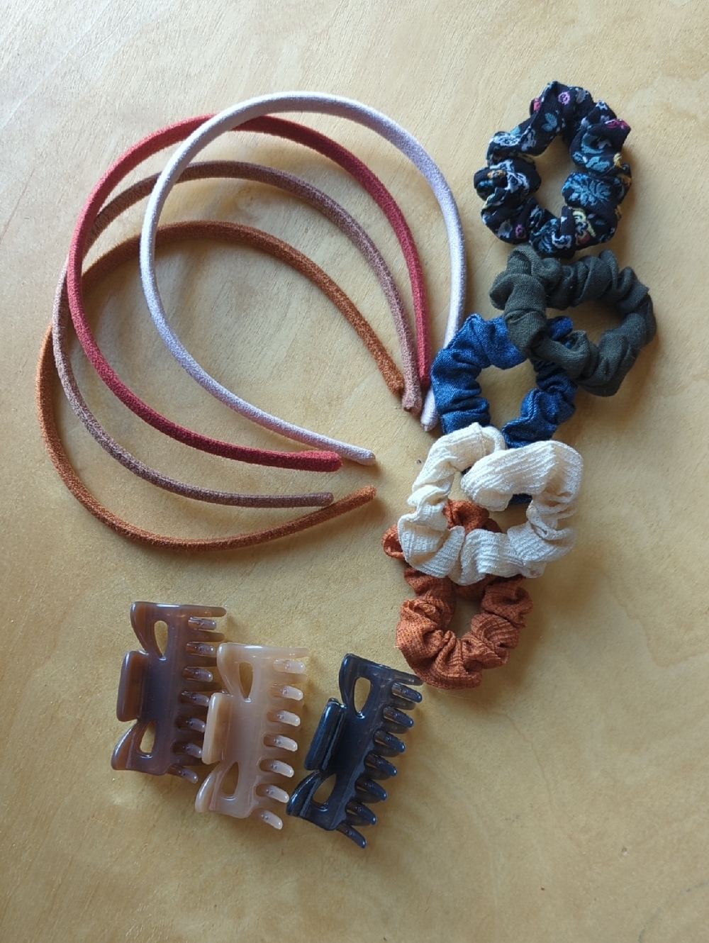 Headband, Scrunchie, Hair Clip Bundle